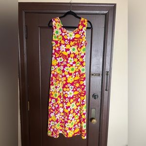 Vintage Made in USA Floral Dress